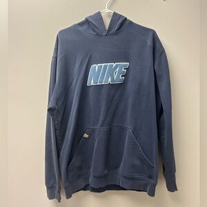 Vintage Nike Blue Pullover Hoodie